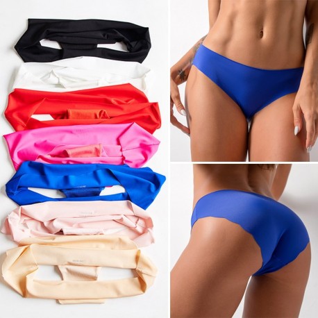 Sexy Seamless Ice Silk Panties