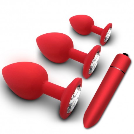 Silicone Butt Plug Set