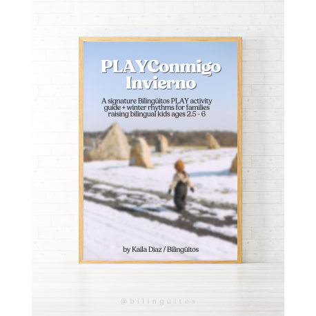 PLAYConmigo Invierno - Spanish Play Activities + Winter Rhythms