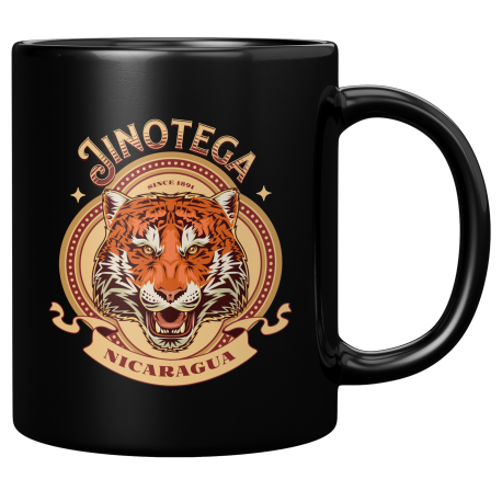 Departamento De Jinotega Nicaragua Taza Negra De Cafe 11 oz