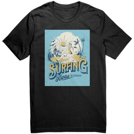 Surfing Rivas Nicaragua Camiseta Unisex