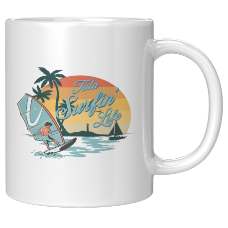Surf Life Departamento De Rivas Nicaragua Taza Blanca 11 oz