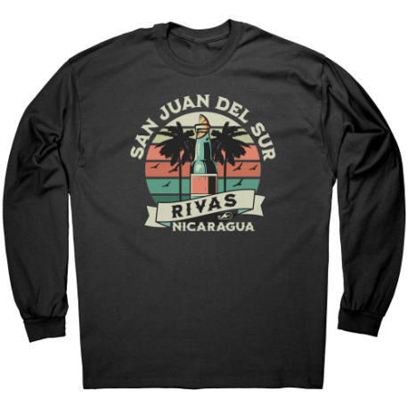 San Juan Del Sur Rivas Nicaragua Camiseta Unisex Manga Larga