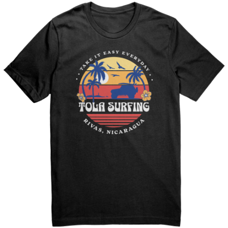 Tola Surfing Rivas Nicaragua Camiseta Unisex