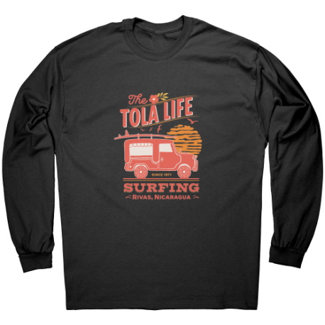 Tola Life Rivas Nicaragua Camiseta Unisex Manga Larga