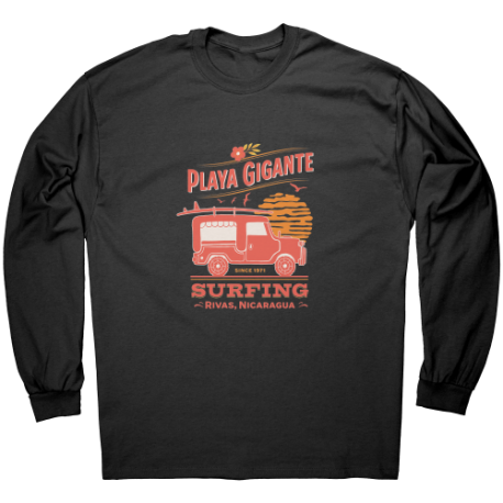 Playa Gigante Rivas Nicaragua Camiseta Unisex Manga Larga