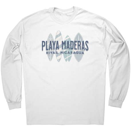 Playa Maderas Rivas Nicaragua Camiseta Unisex Manga Larga