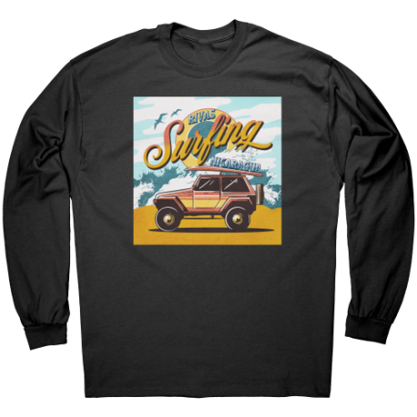 Surfing Rivas Nicaragua Camiseta Unisex Manga Larga