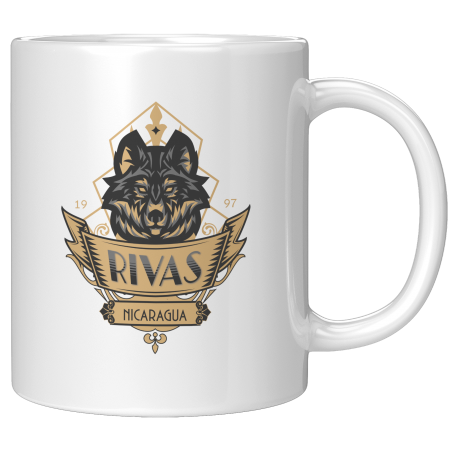 Departamento De Rivas Nicaragua Taza Blanca 11 oz