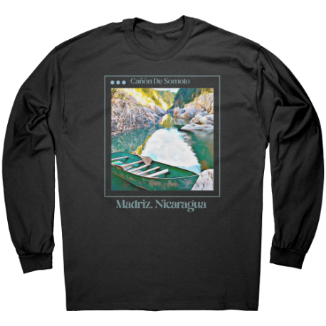 Canon De Somoto Madriz Nicaragua Camiseta Unisex Manga Larga