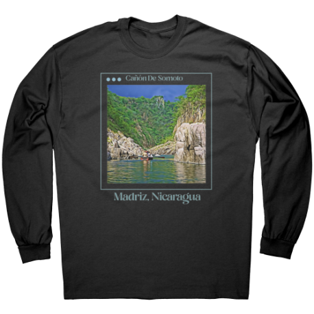 Canon De Somoto Madriz Nicaragua Camiseta Unisex Manga Larga