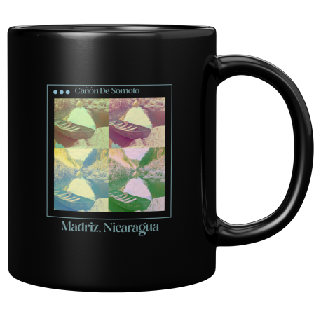 Canon De Somoto Departamento De Madriz Nicaragua Taza Negra De Cafe 11 oz