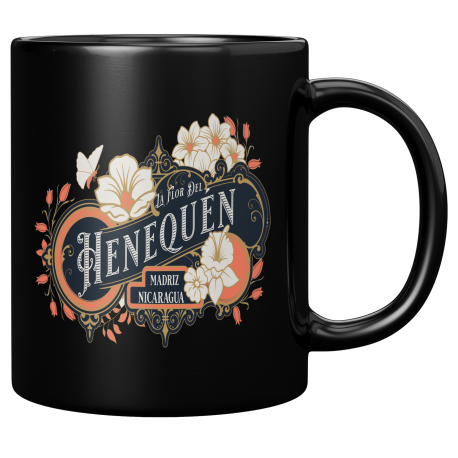 Madriz Nicaragua Taza Negra De Cafe 11 oz