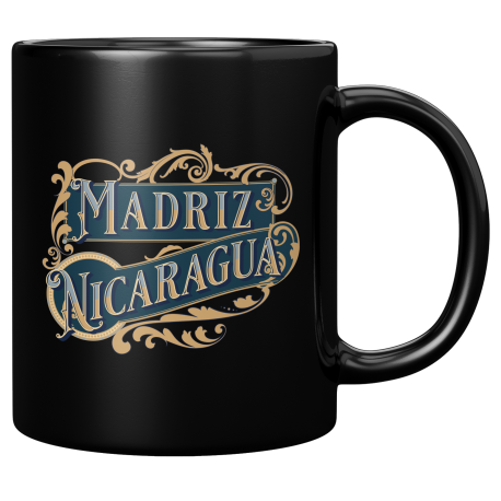 Departamento De Madriz Nicaragua Taza Negra De Cafe 11 oz