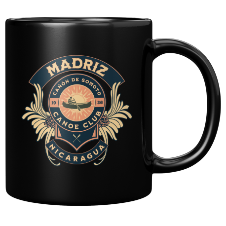 Departamento De Madriz Nicaragua Taza Negra De Cafe 11 oz