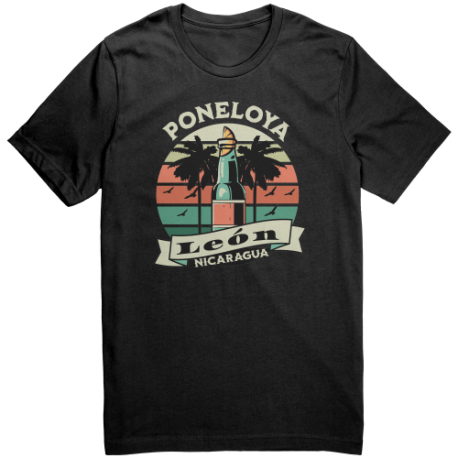 Playa Poneloya Leon Nicaragua Camiseta Unisex