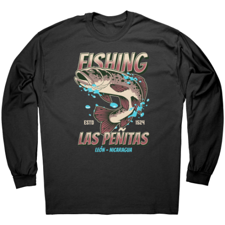 Playa Las Peñitas Leon Nicaragua Camiseta Unisex Manga Larga