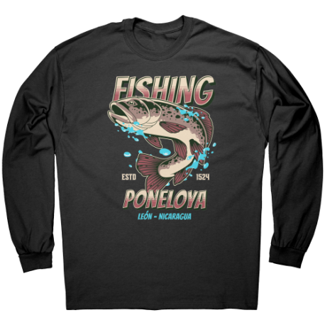 Playa Poneloya Leon Nicaragua Camiseta Unisex Manga Larga
