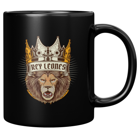 Leon Nicaragua Taza Negra De Cafe 11 oz