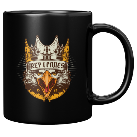 Leon Nicaragua Taza Negra De Cafe 11 oz