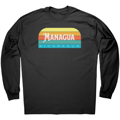 Managua Nicaragua Camiseta Unisex Manga Larga