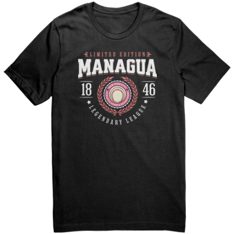 Liga De Baseball Managua Nicaragua Camiseta Unisex