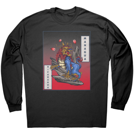 Managua Nicaragua Camiseta Unisex Manga Larga