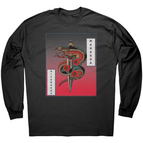 Managua Nicaragua Camiseta Unisex Manga Larga