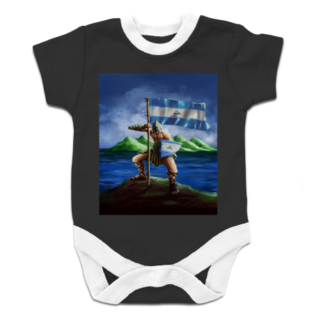 Ropa Para Bebes Onesies De Guerrero De Nicaragua warrior 18, 12, 6 Meses