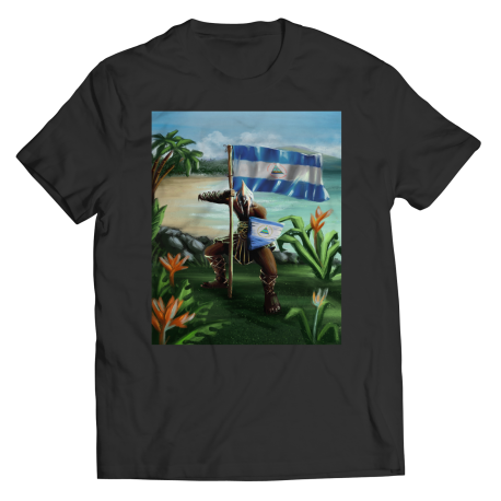 Camiseta Unisex De Guerrero Nicaraguense De La Costa Atlantica RAAS