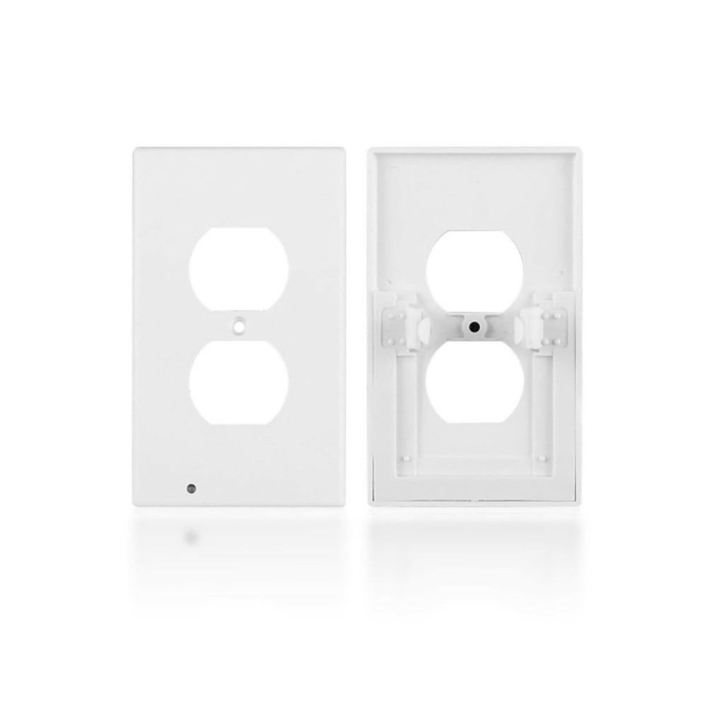 Plug Cover Night Light Builtin Light Sensor Wall Snap Power Duplex