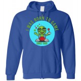 Born To Game - 1995 Zippered Hooded Sweatshirt