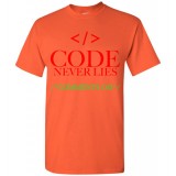 Code Never Lies Short Sleeve T-Shirt
