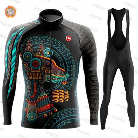 2023 Men Winter Cycling Jersey Set