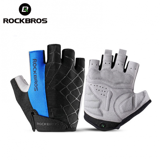 ROCKBROS Cycling Gloves Breathable Half Finger