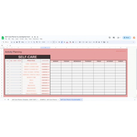Self-Care Planning System