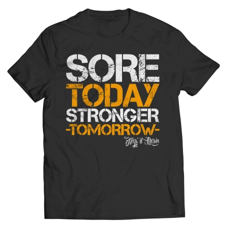 Sore Today Stronger Tomorrow - Black 1