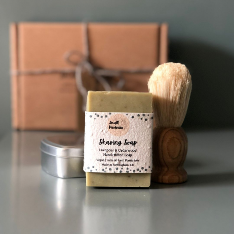 Luxury Shaving Soap and Brush Gift Set