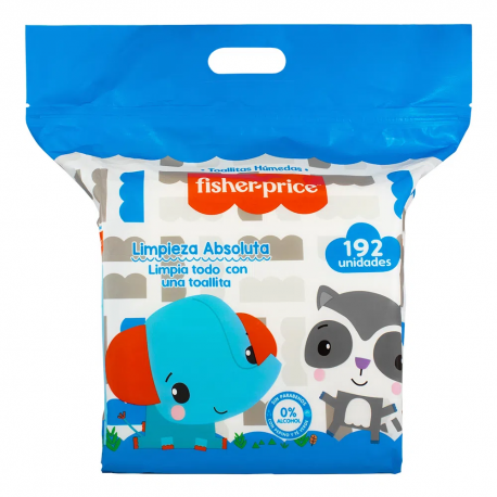 Toallitas Humedas Limpieza Absoluta Fisher Price 192un