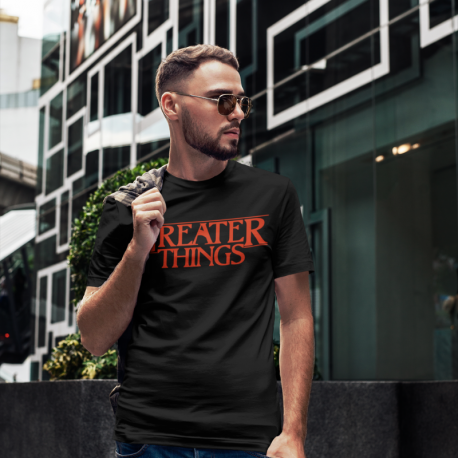 Greater Things Unisex Graphic Spoof T-Shirt