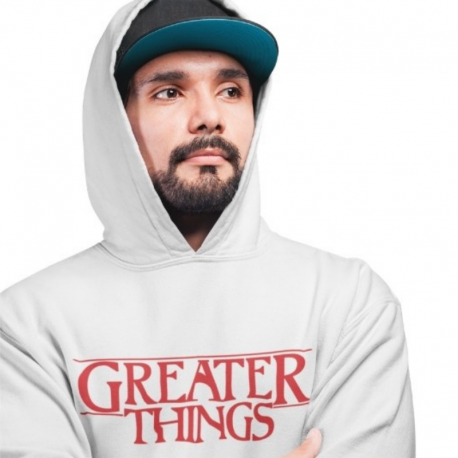 Greater Things Gildan Pullover Graphic Spoof Hoodie