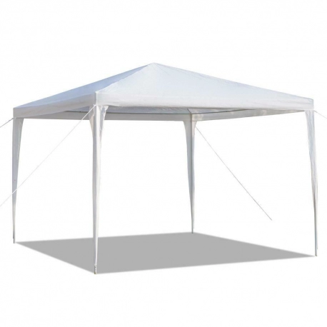 Outdoor Canopy Waterproof Foldable Tent - Heavy Duty Gazebo 10x10 ft White