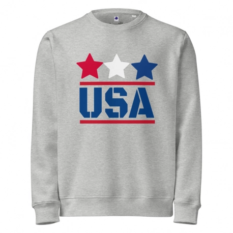 Unisex organic mid-weight sweatshirt