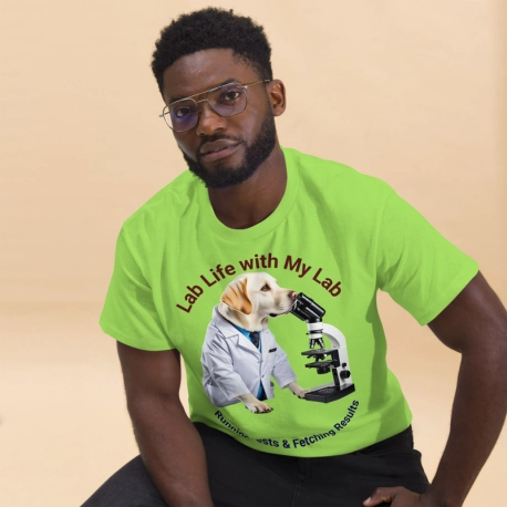 Running Tests & Fetching Results — Lab Life with My Lab. Unisex Classic Tee | Gildan 5000