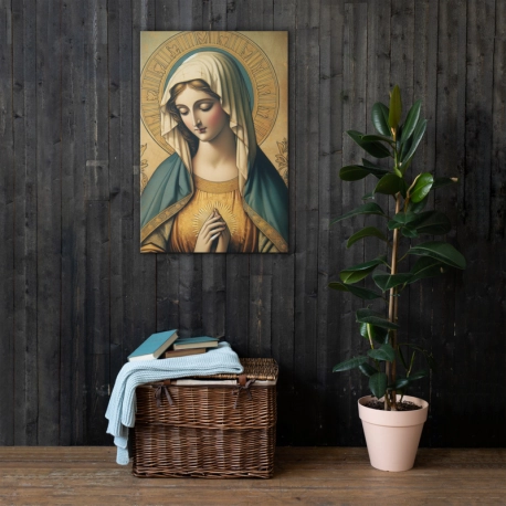 Virgin Mary. Thin Canvas (in)