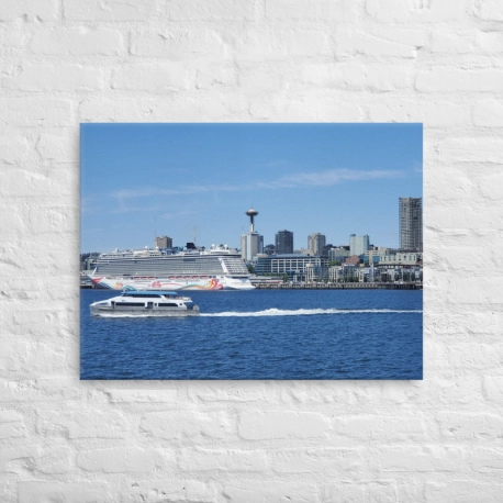 Seattle Skyline Thin Canvas (in)