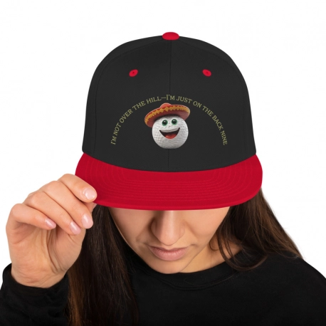 I’m not over the hill—I’m just on the back nine.  Classic Snapback | Yupoong 6089M
