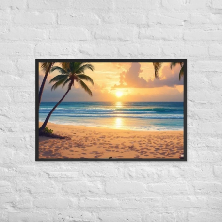 Sunset  Enhanced Matte Paper Framed Poster (in)