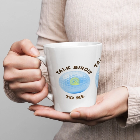 Talk birdie to me.  Latte Mug
