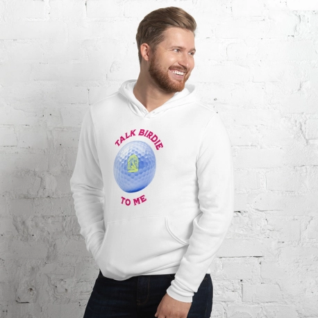 Talk birdie to me.  Unisex Pullover Hoodie | Bella + Canvas 3719